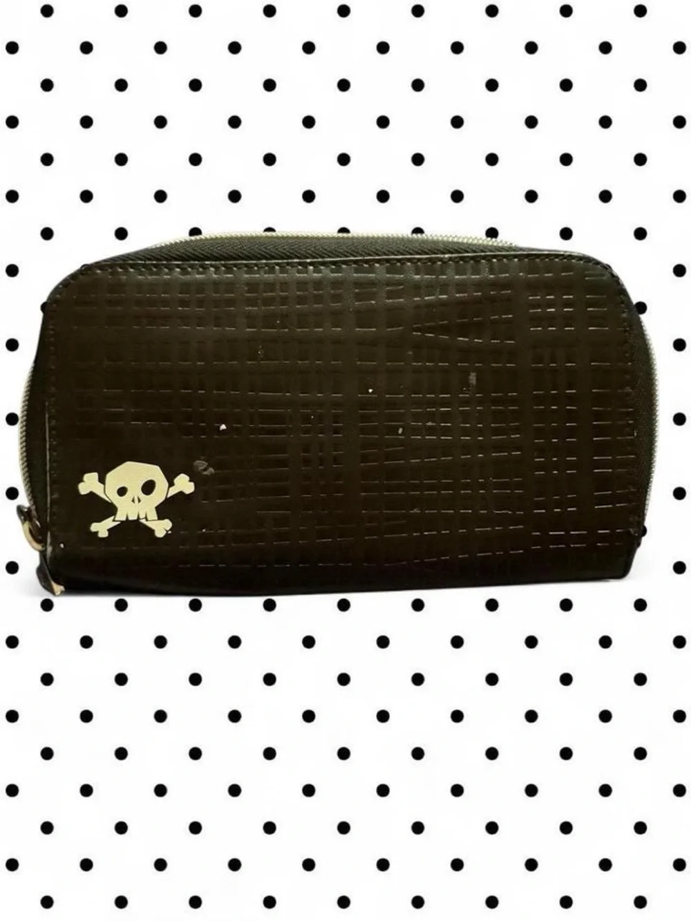 Jack skellington black and white wallet